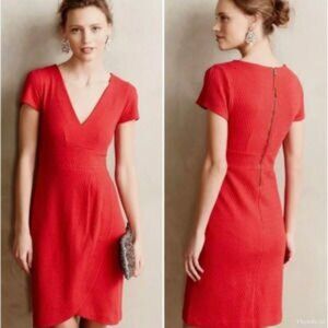 Anthropologie Maeve Splitshade Tulip Hem Dress